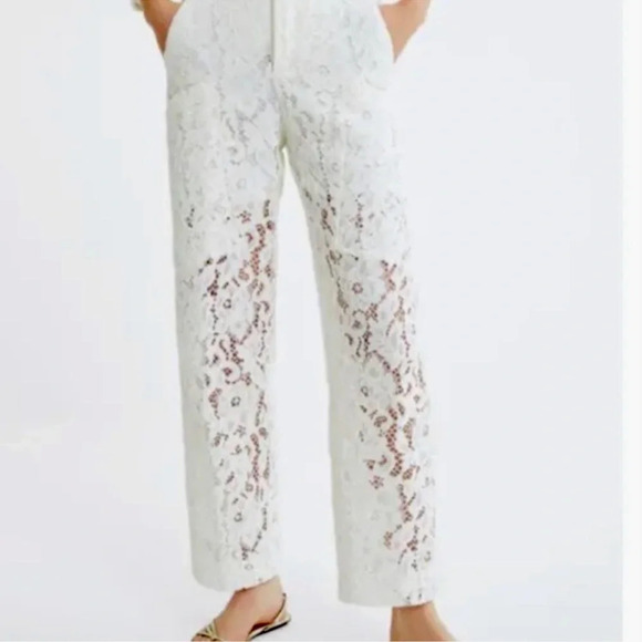 Zara lace pant suit white - Picture 4 of 7